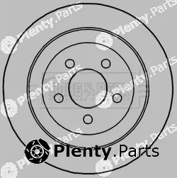 Borg & Beck BBD4735 — Brake Disc