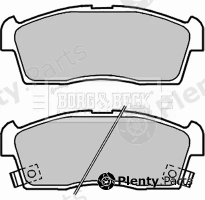 Borg & Beck BBP2313 — Brake Pad Set, disc brake