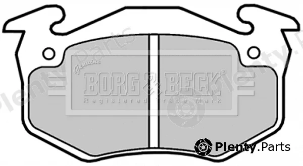 Borg & Beck BBP1018 — Brake Pad Set, disc brake