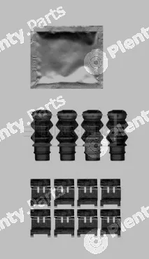 Borg & Beck BBK1556 — Accessory Kit, disc brake pad