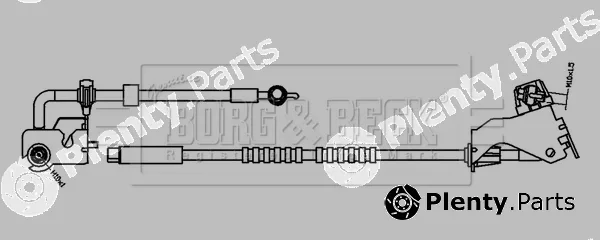 Borg & Beck BBH8849 — Brake Hose