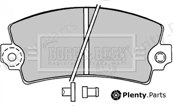 Borg & Beck BBP1047 — Brake Pad Set, disc brake
