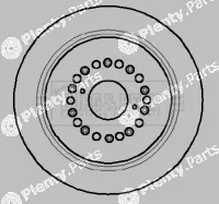 Borg & Beck BBD4101 — Brake Disc