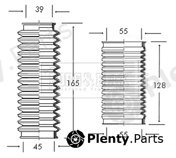 Borg & Beck BSG3021 — Bellow Kit, steering