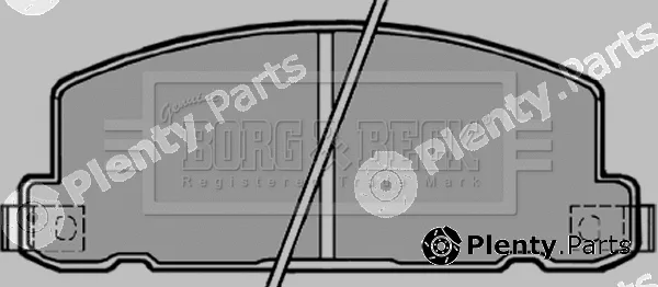 Borg & Beck BBP1171 — Brake Pad Set, disc brake