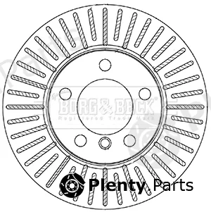 Borg & Beck BBD5337 — Brake Disc
