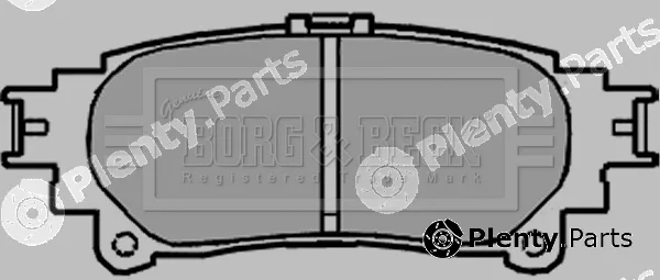 Borg & Beck BBP2222 — Brake Pad Set, disc brake