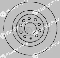 Borg & Beck BBD4383 — Brake Disc