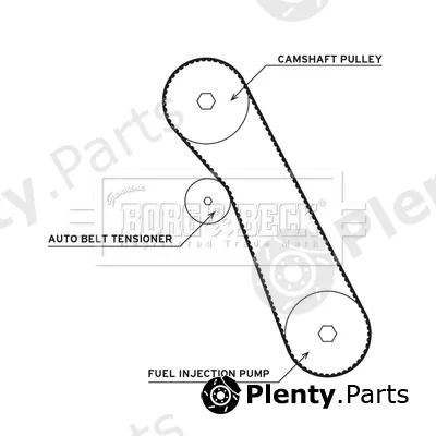 Borg & Beck BTW1049 — Water Pump & Timing Belt Kit