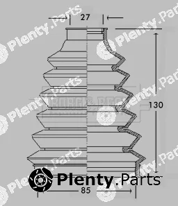 Borg & Beck BCB2227 — Bellow Kit, drive shaft
