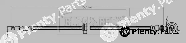 Borg & Beck BBH8891 — Brake Hose
