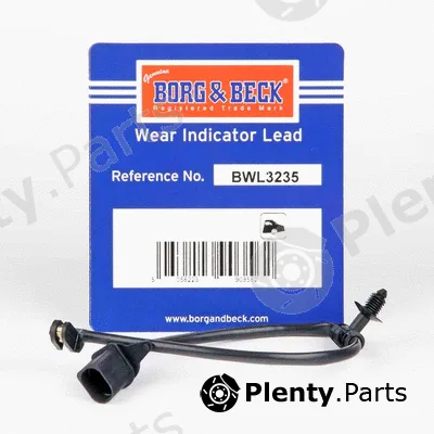 Borg & Beck BWL3235 — Warning Contact, brake pad wear