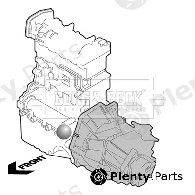 Borg & Beck BEM4029 — Mounting, engine