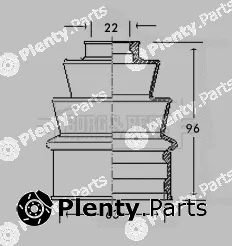 Borg & Beck BCB2197 — Bellow Kit, drive shaft