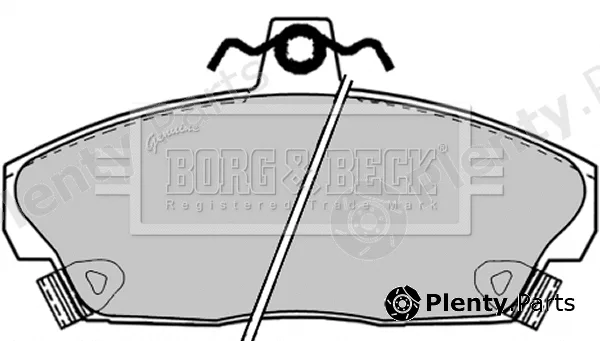 Borg & Beck BBP1417 — Brake Pad Set, disc brake
