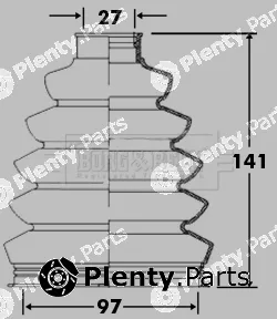 Borg & Beck BCB2372 — Bellow Kit, drive shaft