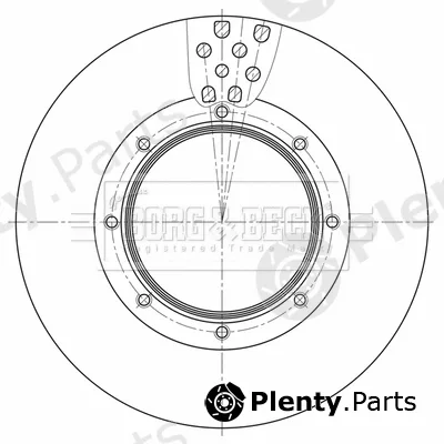Borg & Beck BBD32611 — Brake Disc