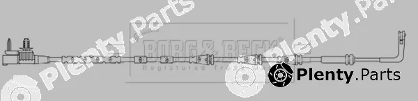 Borg & Beck BWL3226 — Warning Contact, brake pad wear