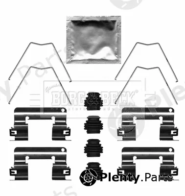 Borg & Beck BBK1655 — Accessory Kit, disc brake pad