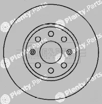 Borg & Beck BBD4553 — Brake Disc