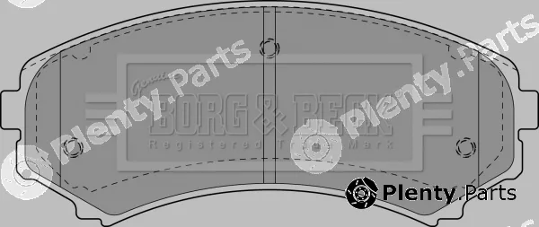 Borg & Beck BBP1891 — Brake Pad Set, disc brake