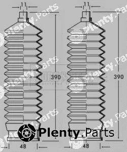 Borg & Beck BSG3211 — Bellow Kit, steering