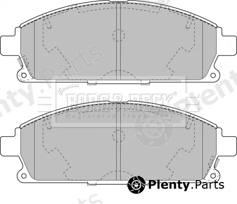 Borg & Beck BBP1820 — Brake Pad Set, disc brake