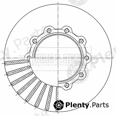 Borg & Beck BBD32625 — Brake Disc