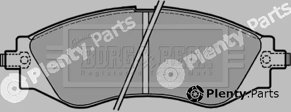 Borg & Beck BBP1642 — Brake Pad Set, disc brake
