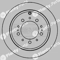 Borg & Beck BBD5834S — Brake Disc