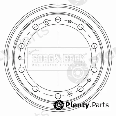 Borg & Beck BBR32559 — Brake Drum