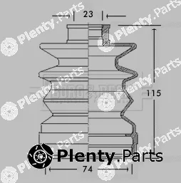 Borg & Beck BCB2517 — Bellow Kit, drive shaft