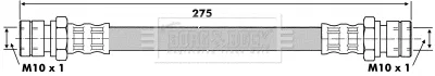 Borg & Beck BBH6414 — Brake Hose