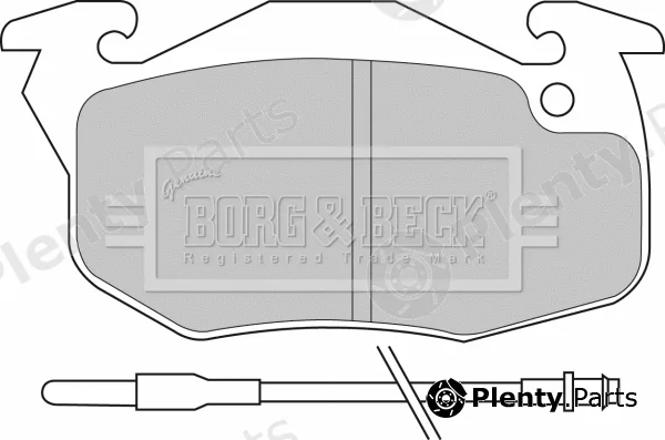 Borg & Beck BBP1425 — Brake Pad Set, disc brake