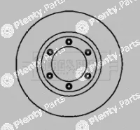 Borg & Beck BBD4313 — Brake Disc