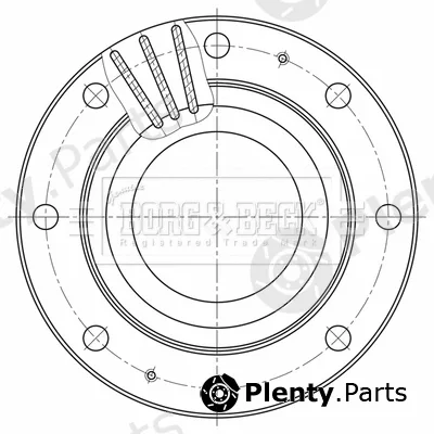 Borg & Beck BBD32597 — Brake Disc