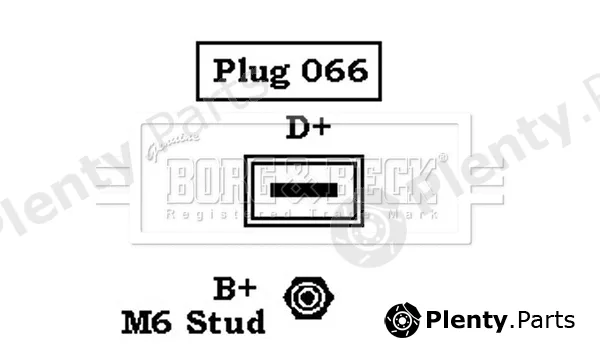 Borg & Beck BBA2255 — Alternator