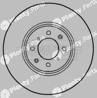 Borg & Beck BBD4564 — Brake Disc