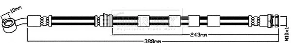 Borg & Beck BBH8528 — Brake Hose