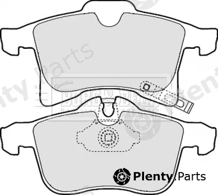 Borg & Beck BBP1875 — Brake Pad Set, disc brake