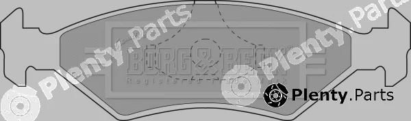 Borg & Beck BBP1118 — Brake Pad Set, disc brake