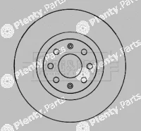 Borg & Beck BBD4544 — Brake Disc