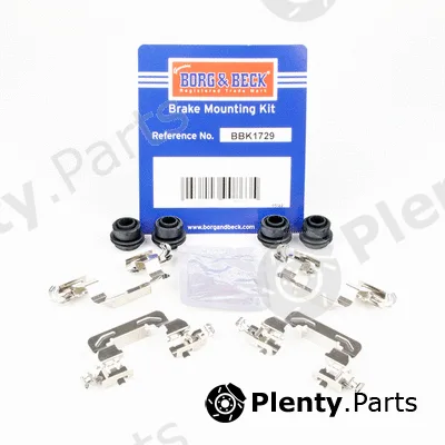 Borg & Beck BBK1729 — Accessory Kit, disc brake pad