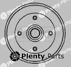 Borg & Beck BBR7051 — Brake Drum