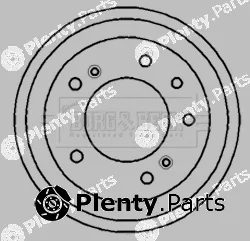 Borg & Beck BBR7092 — Brake Drum