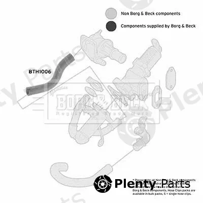 Borg & Beck BTH1006 — Charge Air Hose