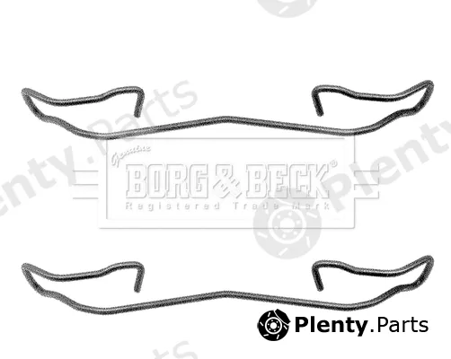 Borg & Beck BBK1039 — Accessory Kit, disc brake pad