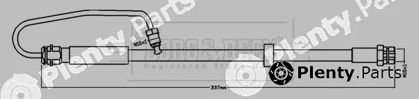 Borg & Beck BBH8718 — Brake Hose