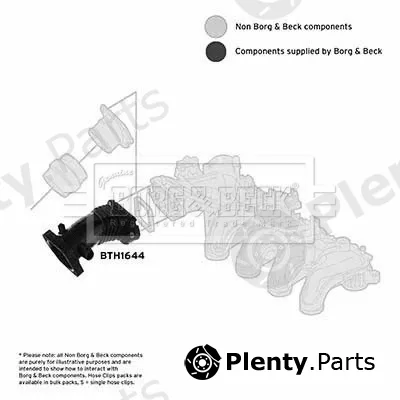 Borg & Beck BTH1644 — Intake Hose, air filter