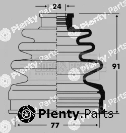Borg & Beck BCB2840 — Bellow Kit, drive shaft